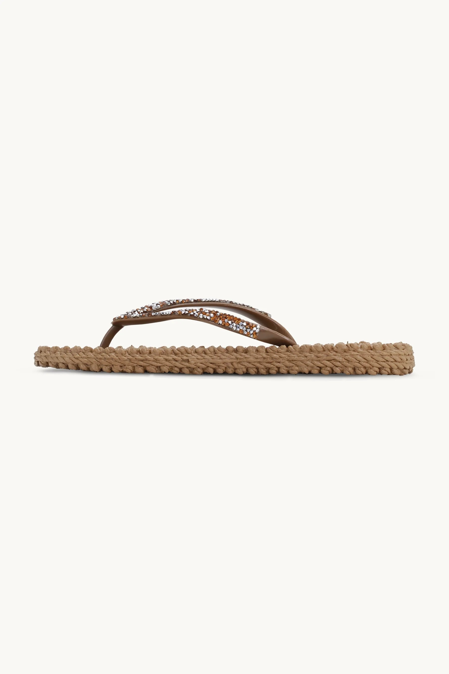 155222 | Ilse Jacobsen - Flip Flops With Rhinestones Brun