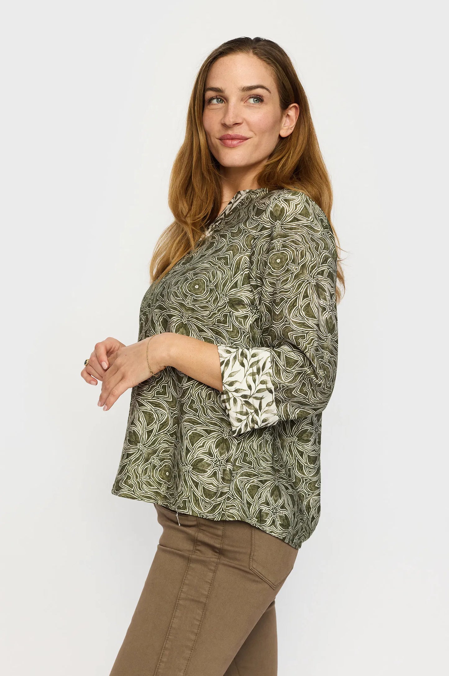 151855 | 2-Biz - Helene Grøn mønstret