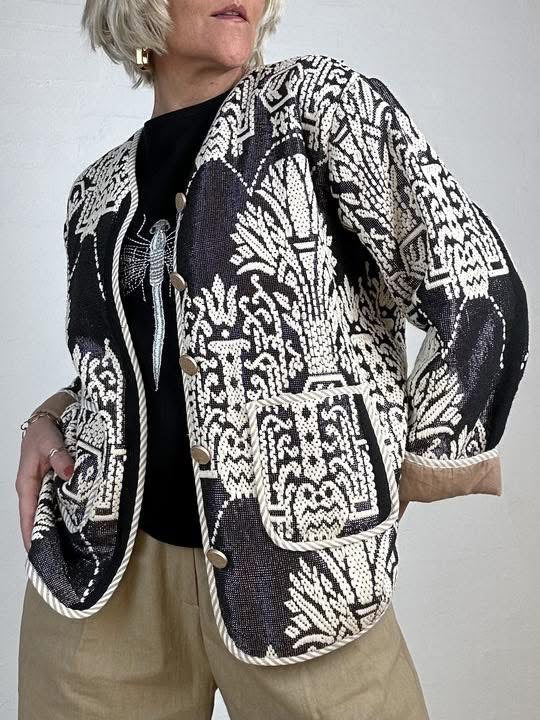 154343 | Gaspar - Marseille Sort mønstret