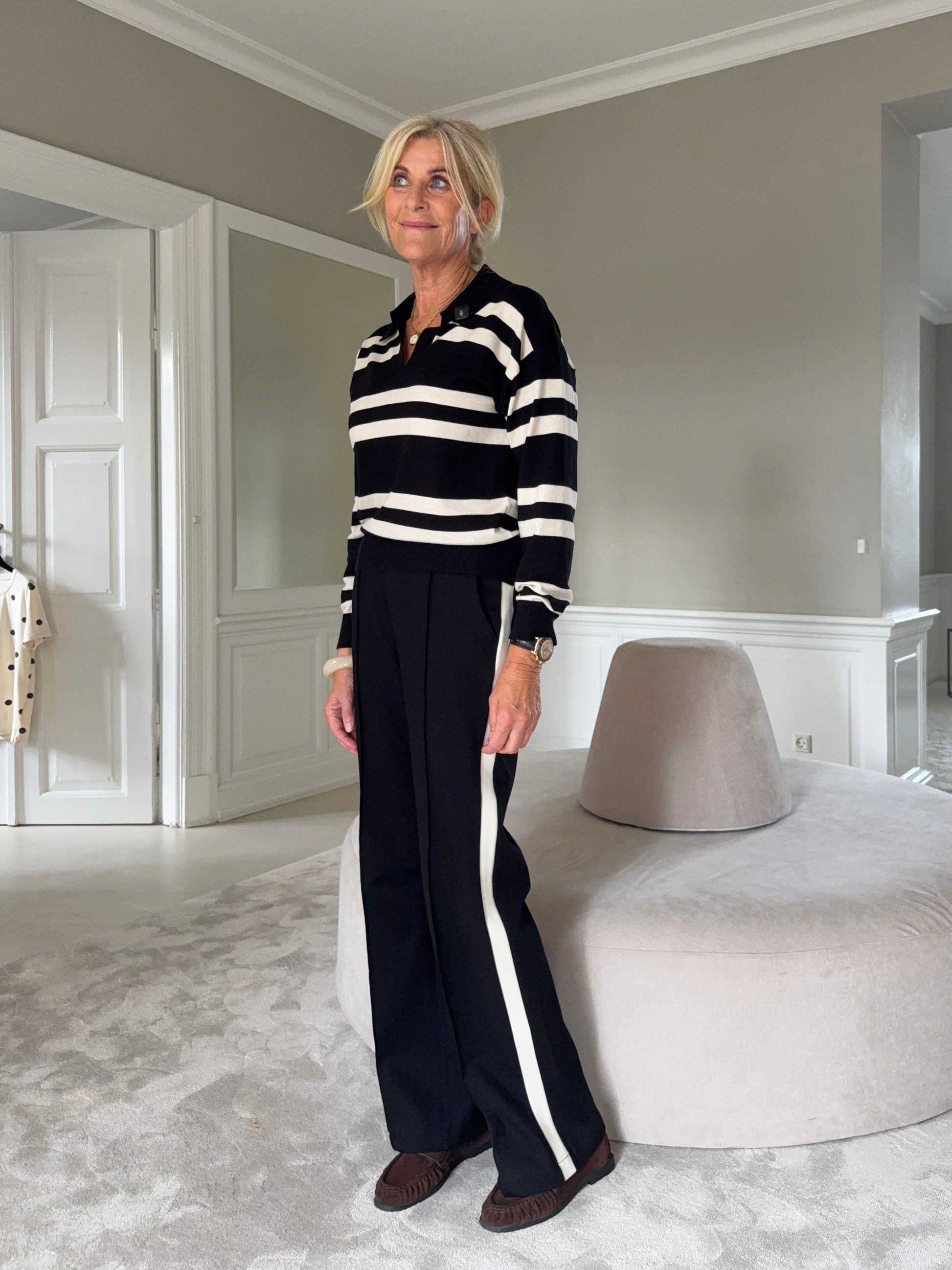 151955 | Freequent - Flow Sort/hvid striber