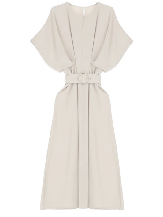Kjole i Off white fra Imperial