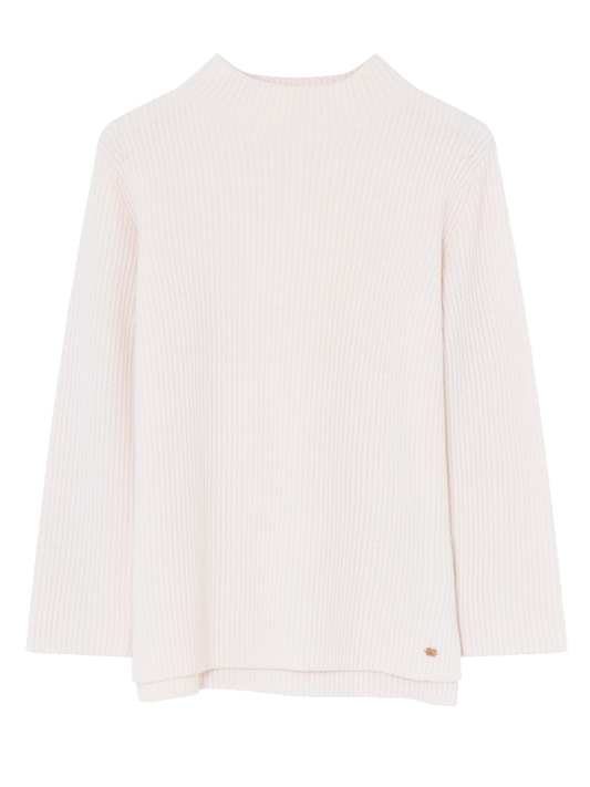 Knitted sweater i OFF WHITE fra Gustav