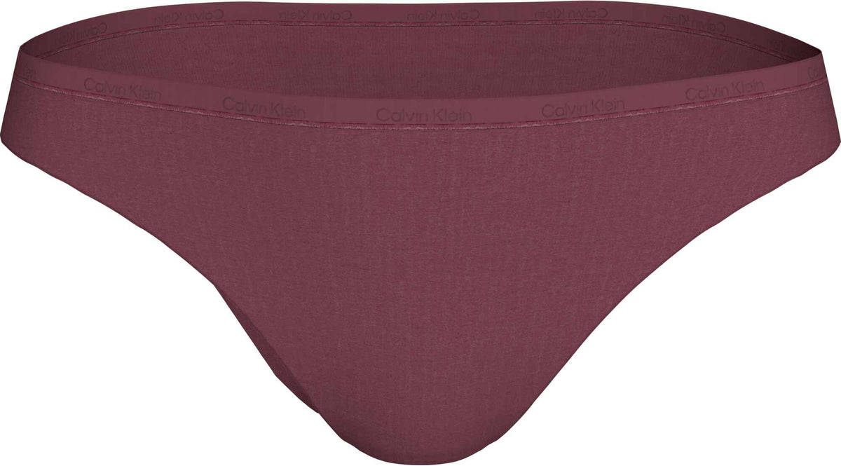 Calvin Klein 156316 – 4GJ Bordeaux-bikiniunderbukser med elastisk linning med logo.