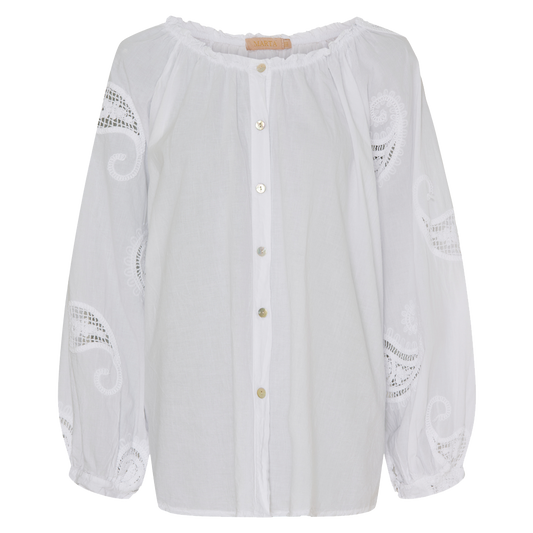 Skjorte i Hvid fra Marta du Château