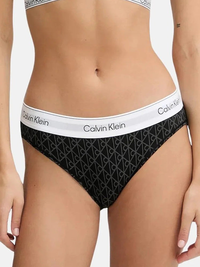 153390 | Calvin Klein - Icon Cotton Modal Sort mønstret