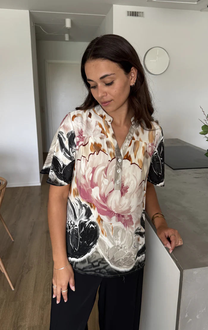 151834 | 2-Biz - Ruby Rosa mønstret