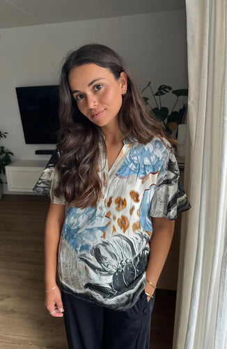 151794 | 2-Biz - Ruby Blå mønstret