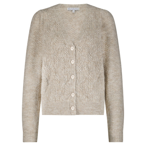 152465 | Red Button - Cardigan ajour Sand
