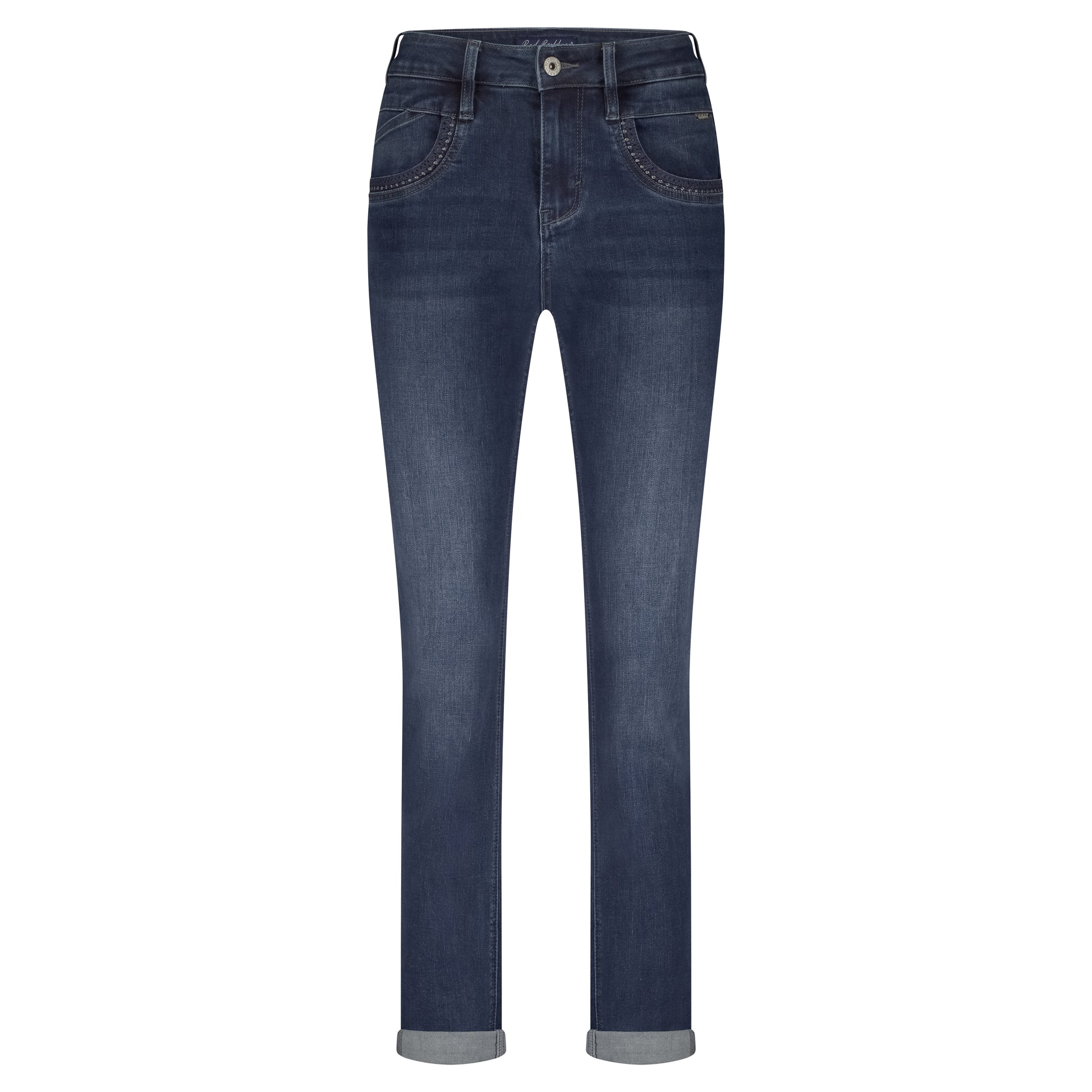 152513 | Red Button - Kate Mørk denim