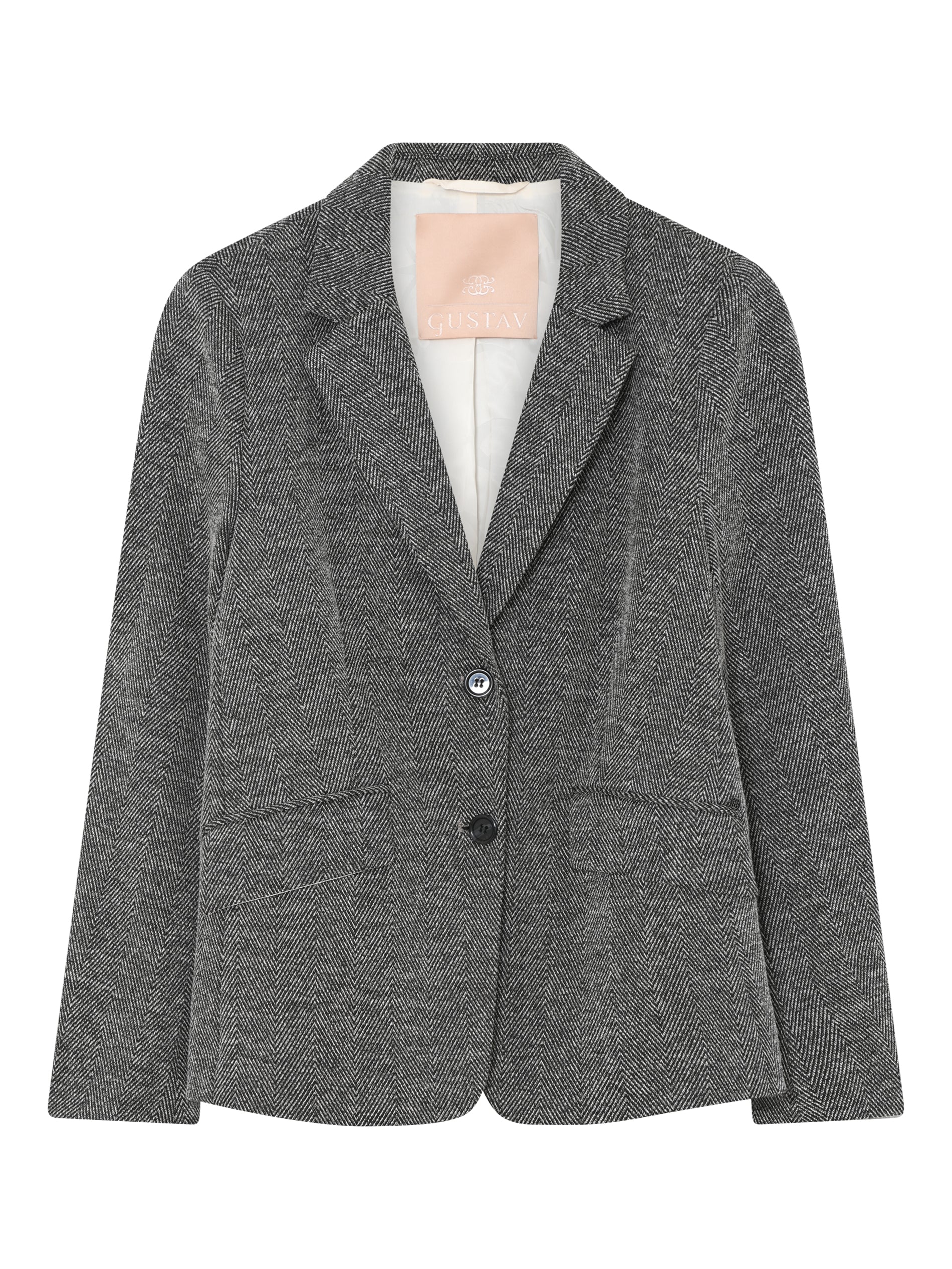 153078 | Gustav - Stacie Sort mønstret