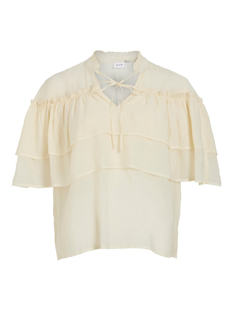 155698 | VILA - Viflowy Off white