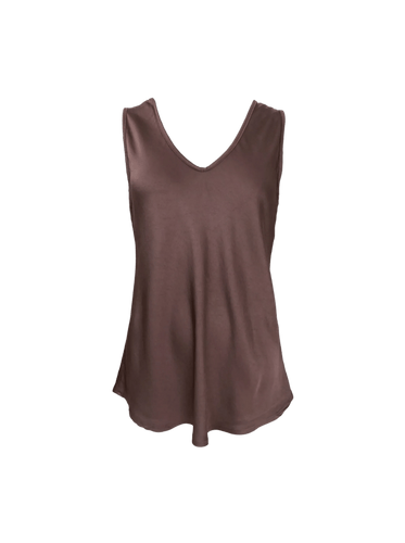 155593 | Black Colour - Mabel v-neck Mørkebrun