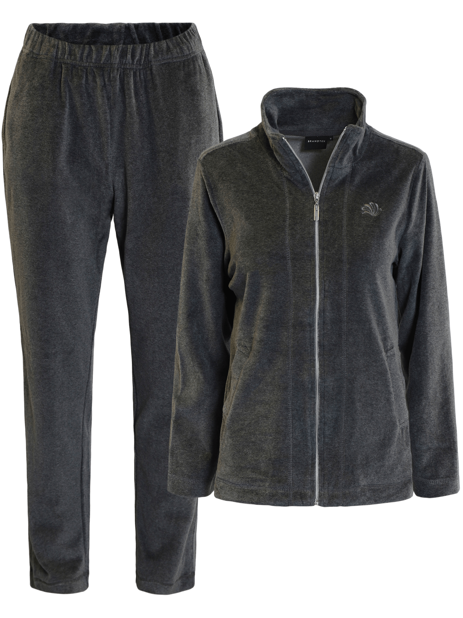 149885 | Brandtex - Velour Set Mørkegrå
