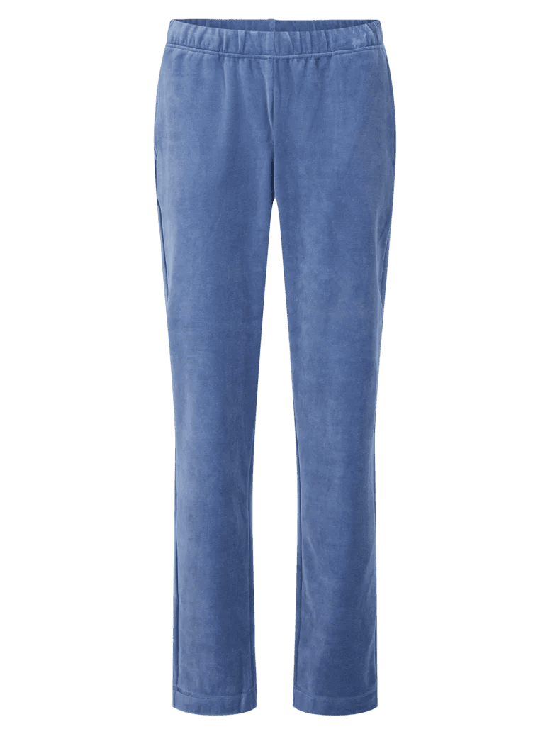Brandtex 156353 lyseblå bukser, der trækkes på, med elastisk linning.