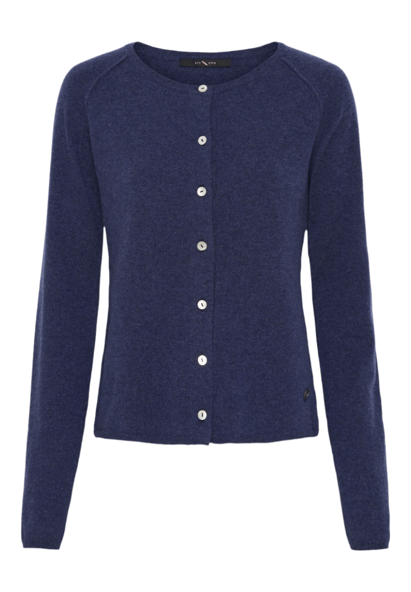 149365 | BTF CPH - Cashmere cardigan Mørkeblå