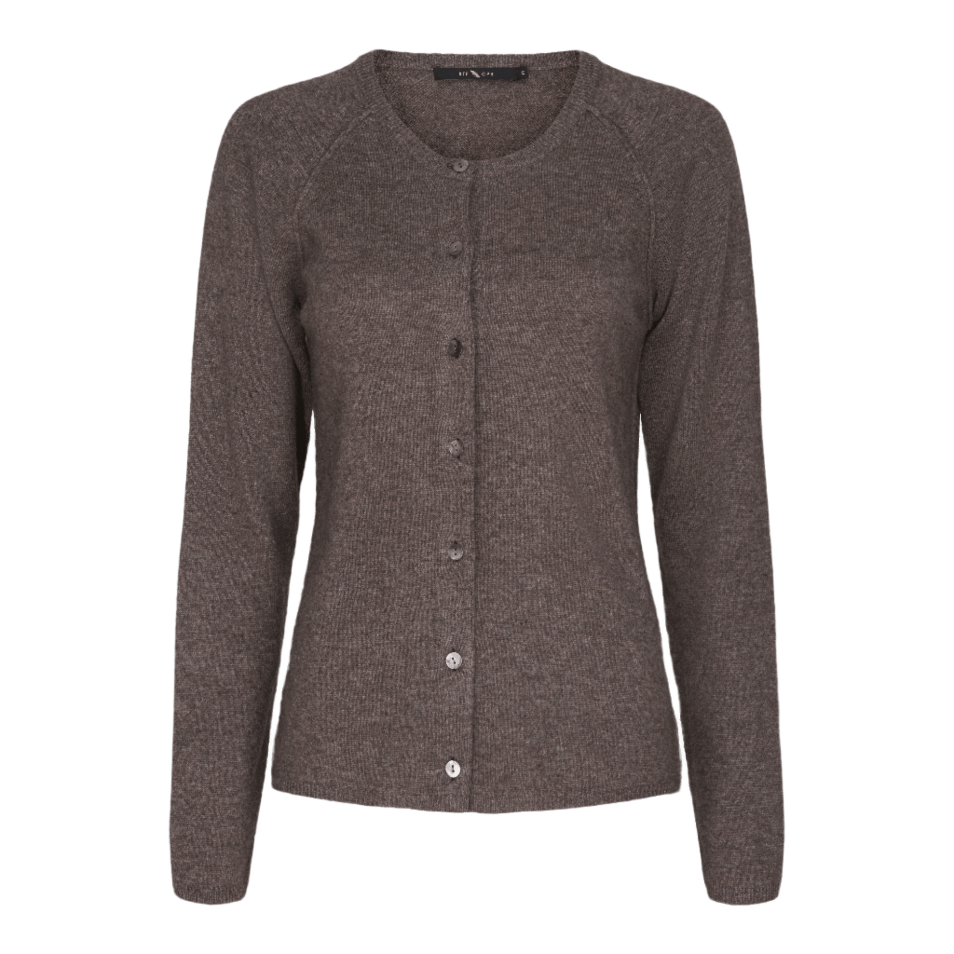 149366 | BTF CPH - Cashmere cardigan Mørkebrun
