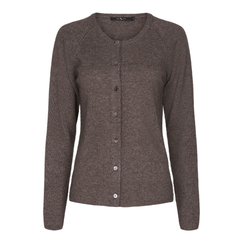 149366 | BTF CPH - Cashmere cardigan Mørkebrun
