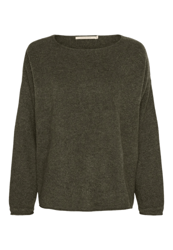 155886 | BTF CPH - Mira Pure Cashmere Mørk army