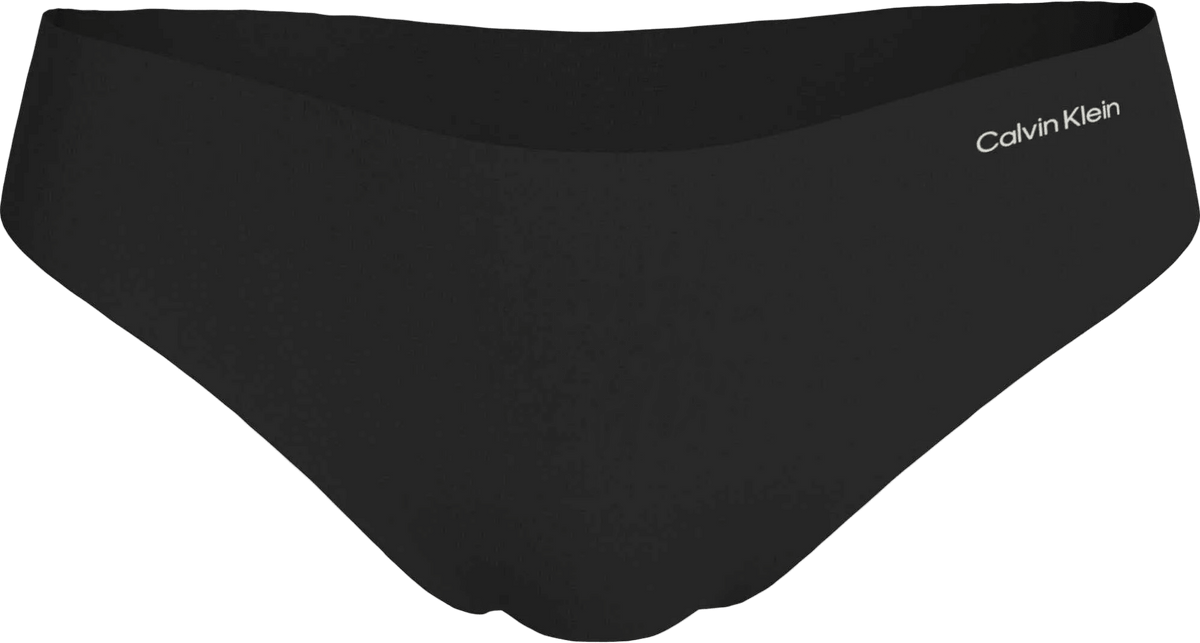 Calvin Klein QD5413 Sort G-streng til kvinder, sort mikrofiber med minimalistisk design og logo i linningen.