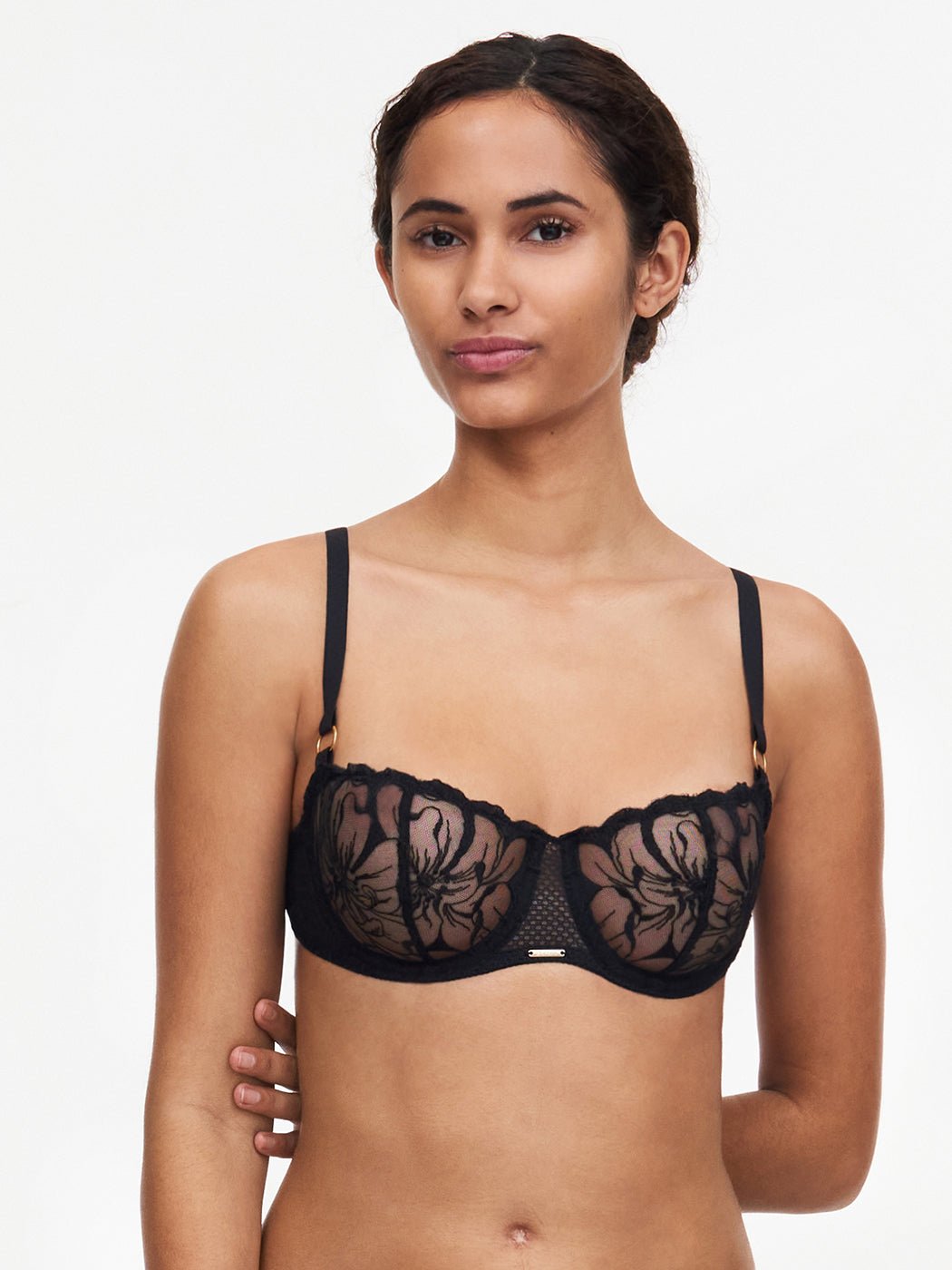 153827 | Chantelle - Fleurs Black Sort