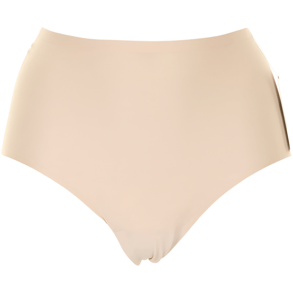 Chantelle Seamless – Soft Stretch Maxi Sand: en maxi-trusse med sømløst design vist på en ensfarvet hvid baggrund.