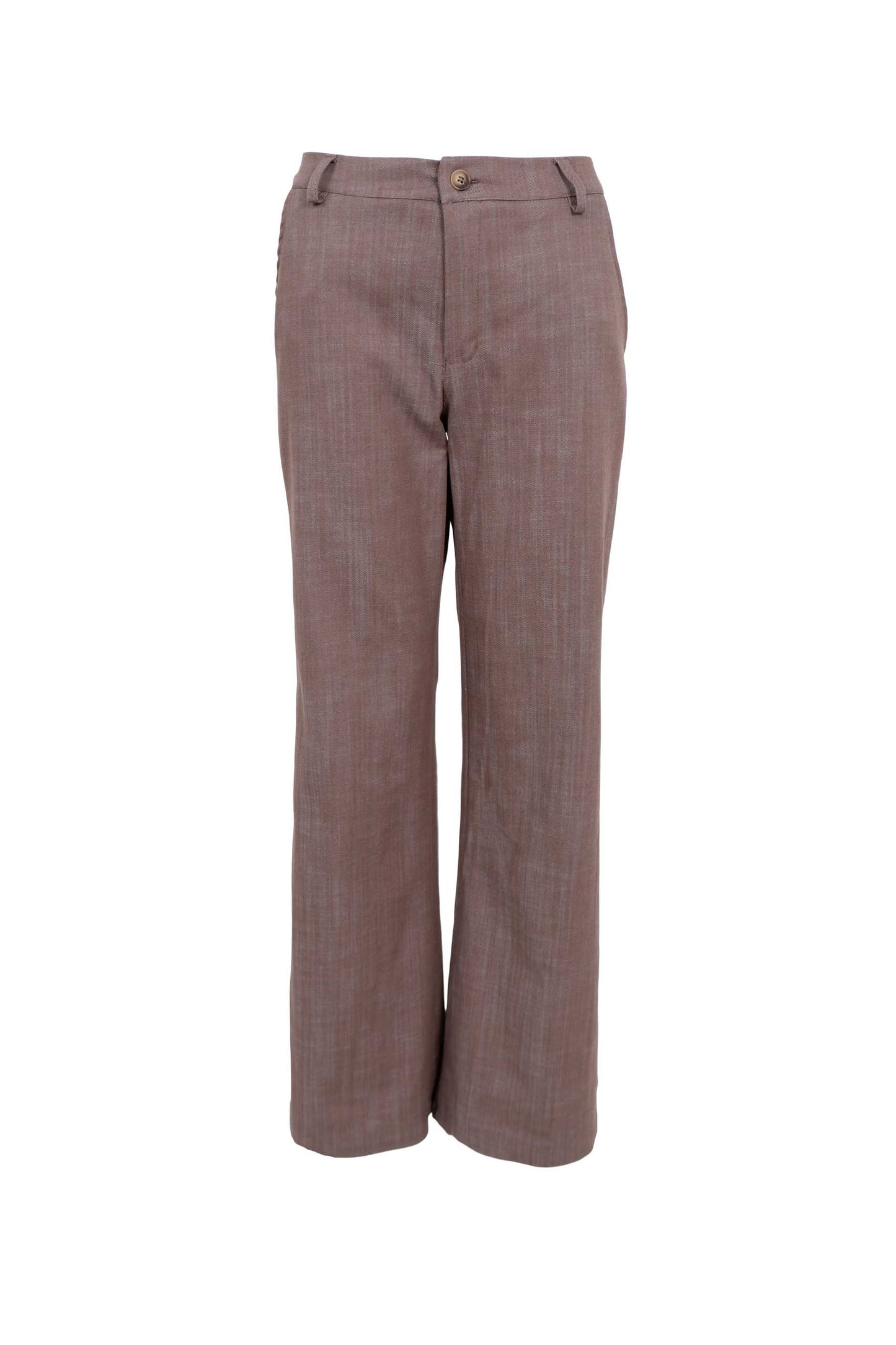 Brune Box bukser fra Black Colour med vidde i benene