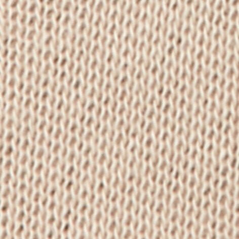 Beige strikkede sokker, der ligner Falke Step High Cut Sand-sneakersokker, med et lodret strikkemønster set i nærbillede.