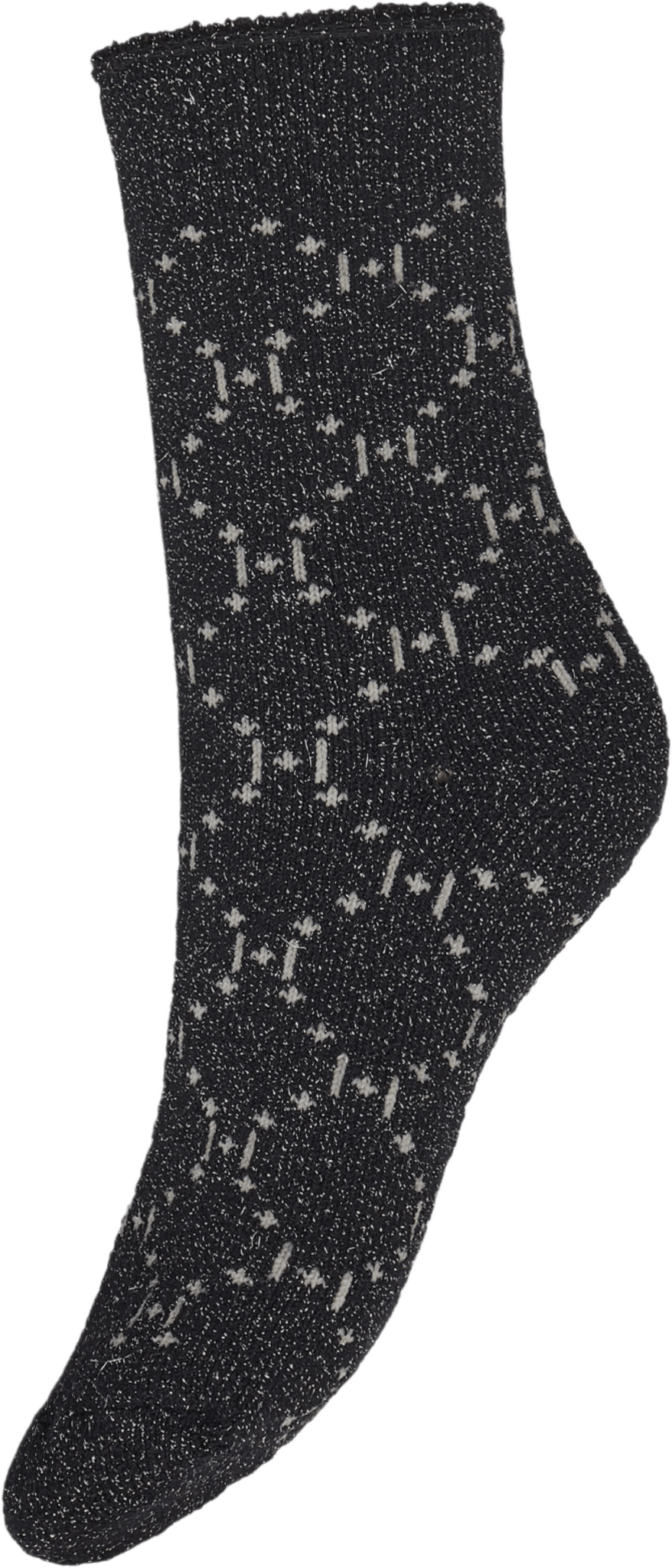149623 | HYPE THE DETAIL - Cosy Socks Logo Sort mønstret
