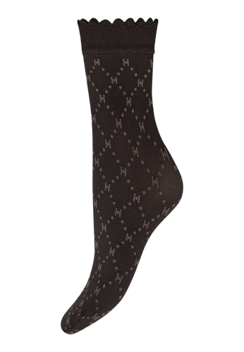 156307 | HYPE THE DETAIL - Socks 50d 3D Brun mønstret