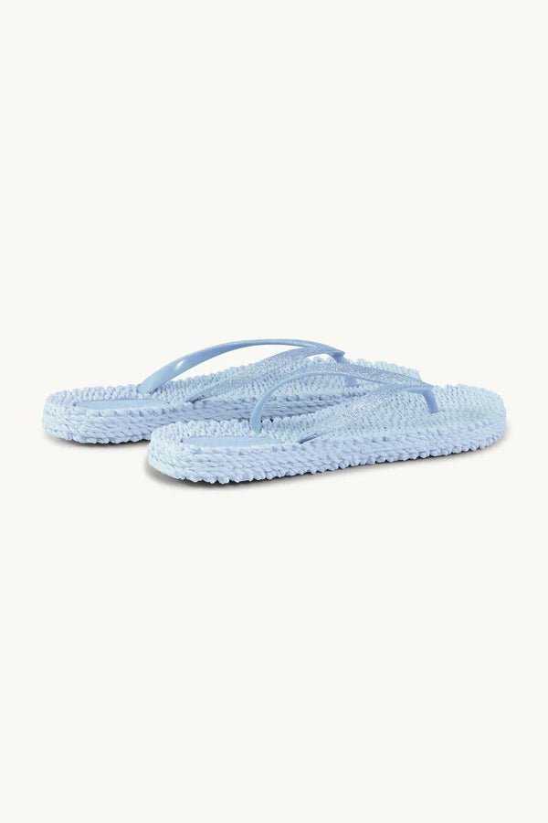 155214 | Ilse Jacobsen - Flip Flops With Glitter Lyseblå