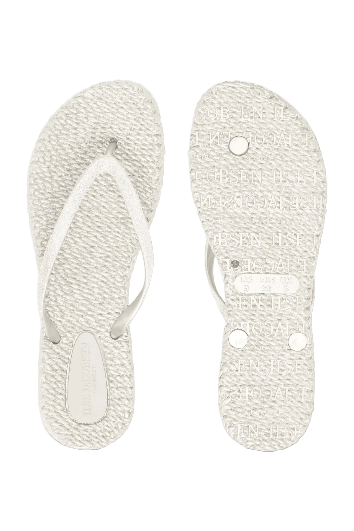 155216 | Ilse Jacobsen - Flip Flops Whit Glitter Off white