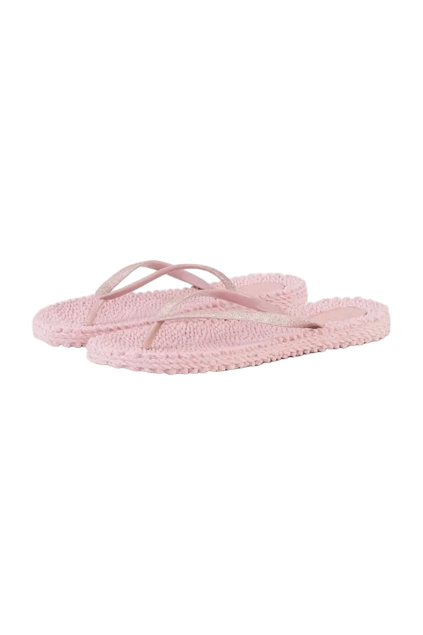 155218 | Ilse Jacobsen - Flip Flops With Glitter Lyserød