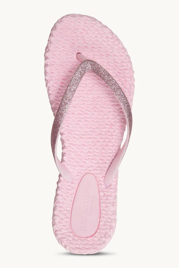 155218 | Ilse Jacobsen - Flip Flops With Glitter Lyserød