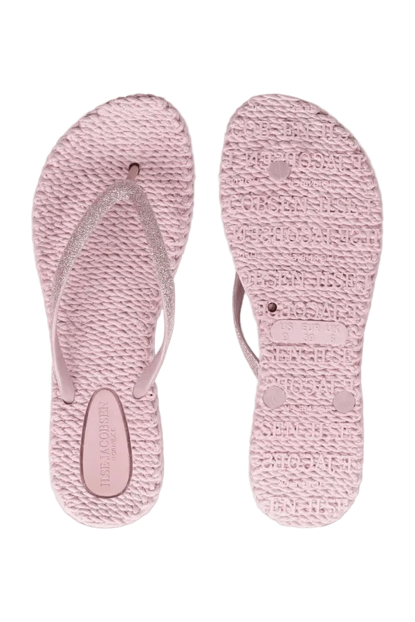 155218 | Ilse Jacobsen - Flip Flops With Glitter Lyserød