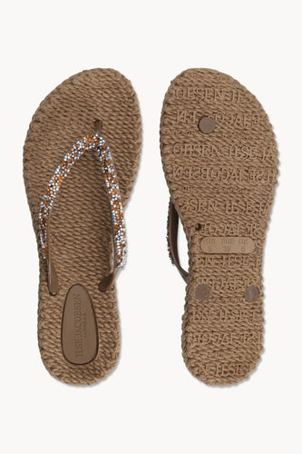 155222 | Ilse Jacobsen - Flip Flops With Rhinestones Brun