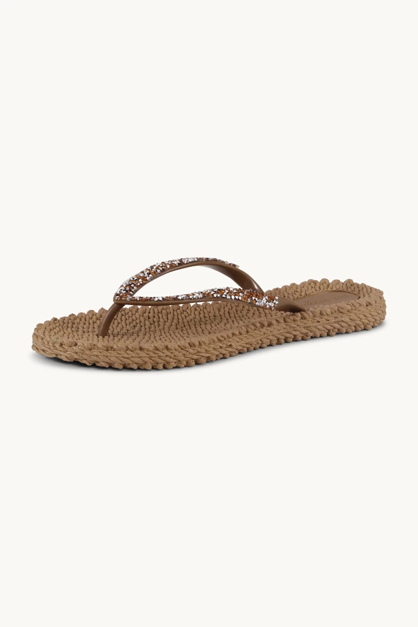 155222 | Ilse Jacobsen - Flip Flops With Rhinestones Brun