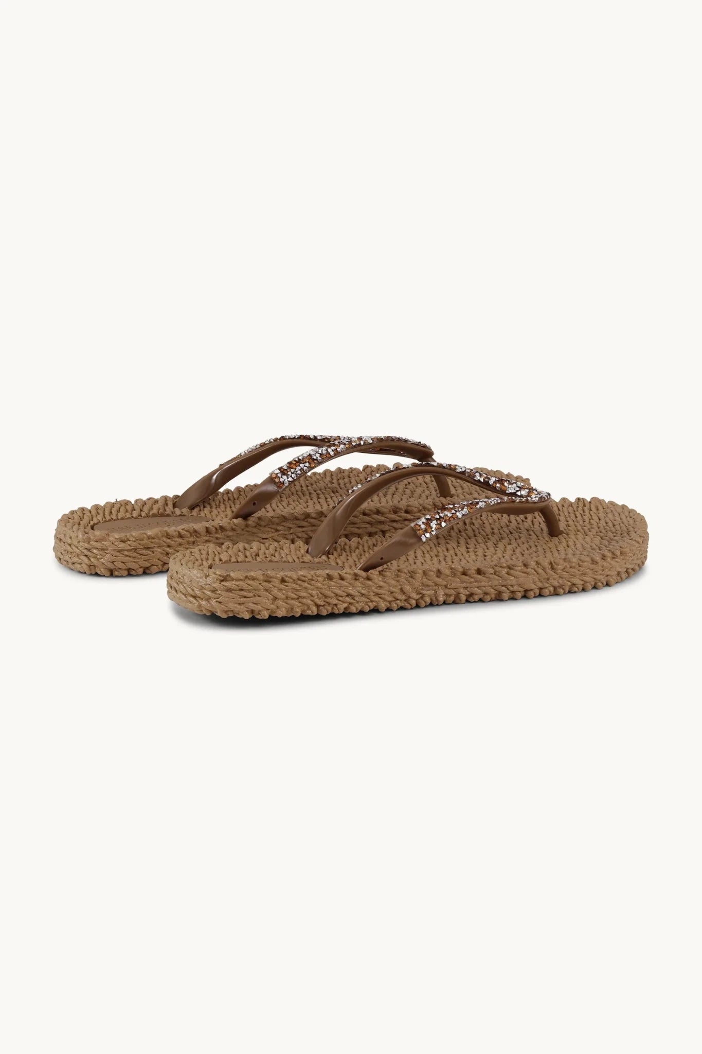 155222 | Ilse Jacobsen - Flip Flops With Rhinestones Brun