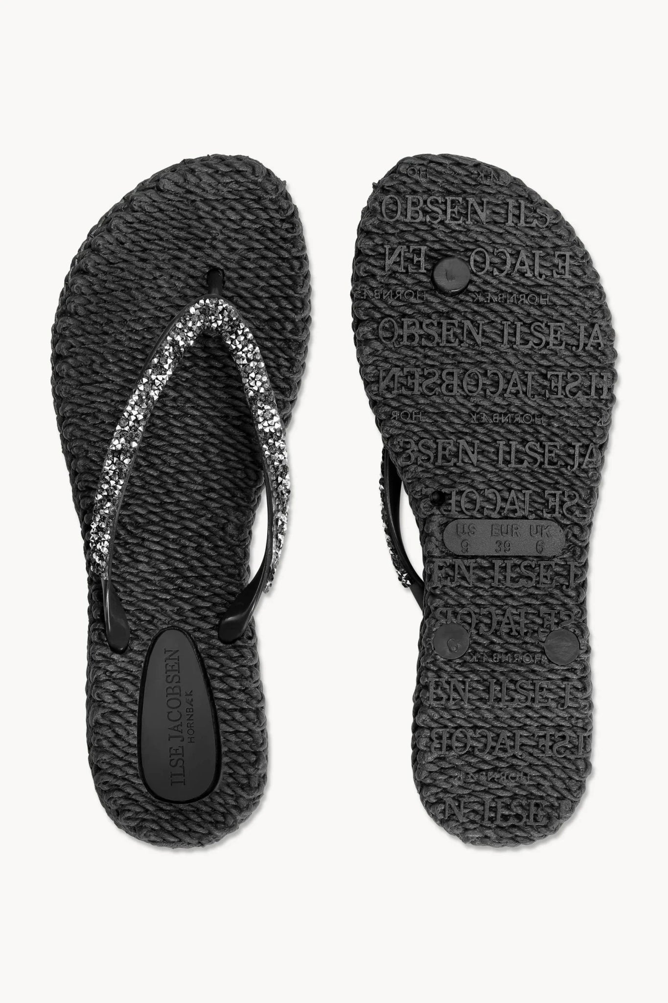 155224 | Ilse Jacobsen - Flip Flops With Rhinestones Sort