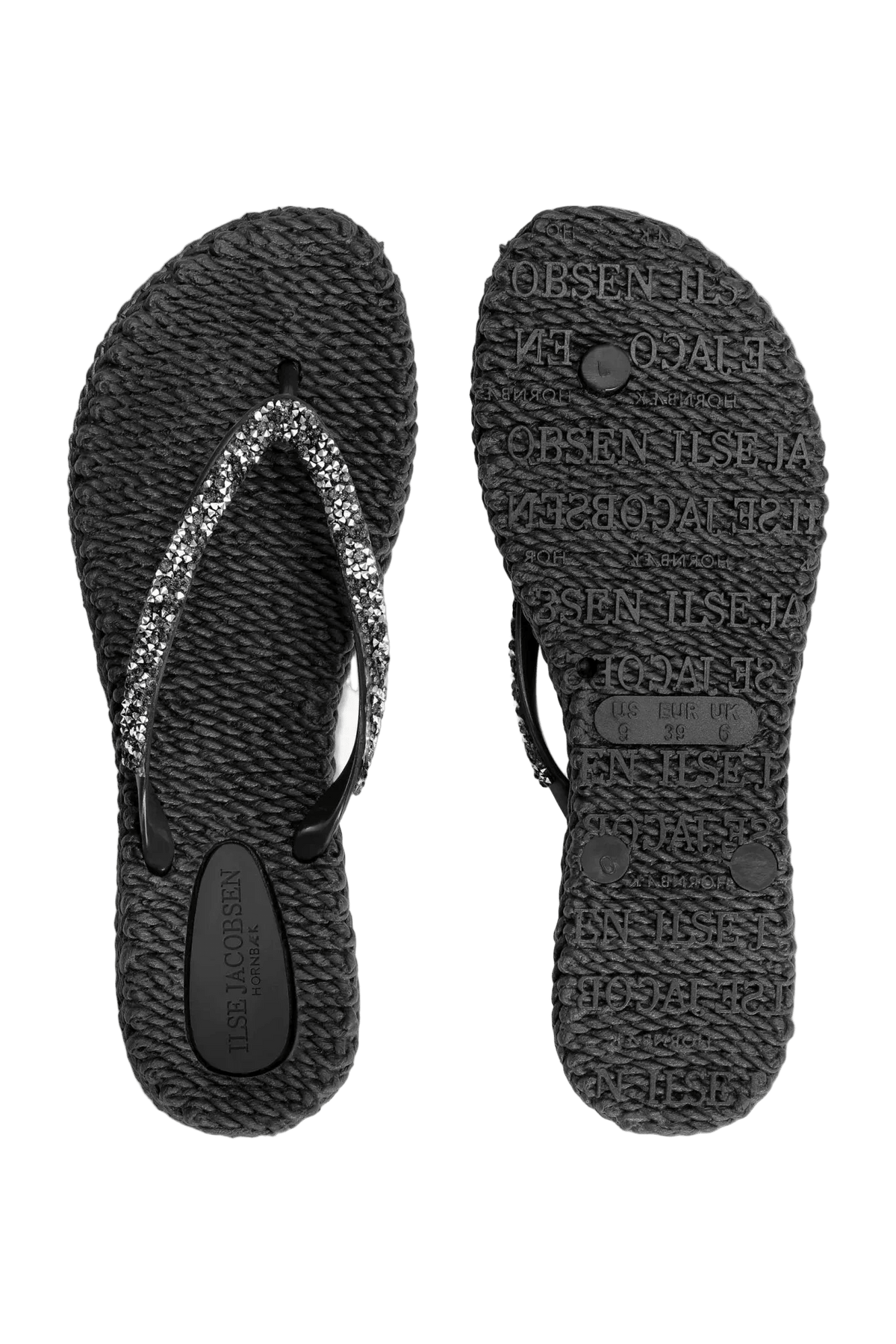 155224 | Ilse Jacobsen - Flip Flops With Rhinestones Sort