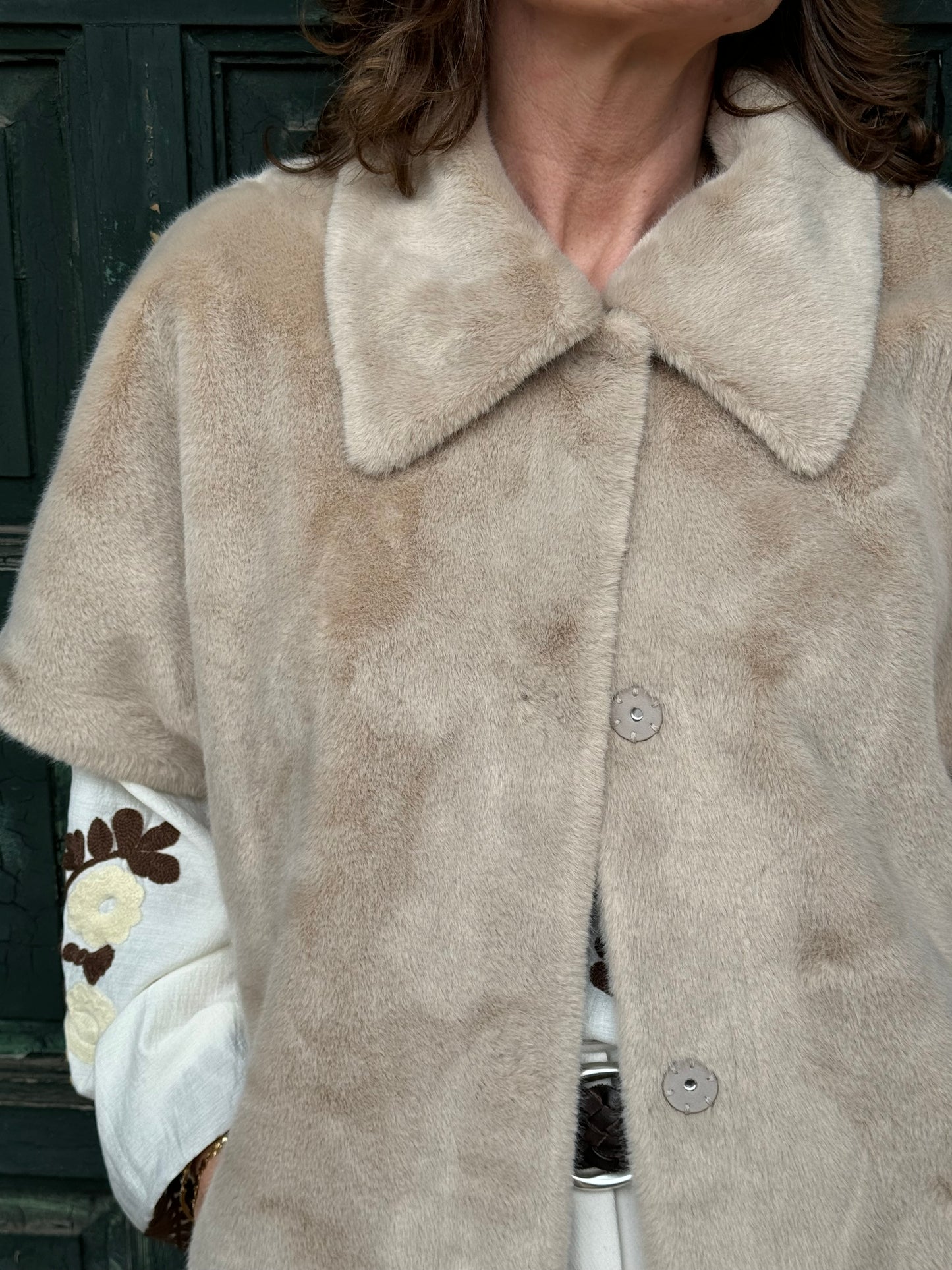 154085 | NOTYZ - Faux Fur Long Sand