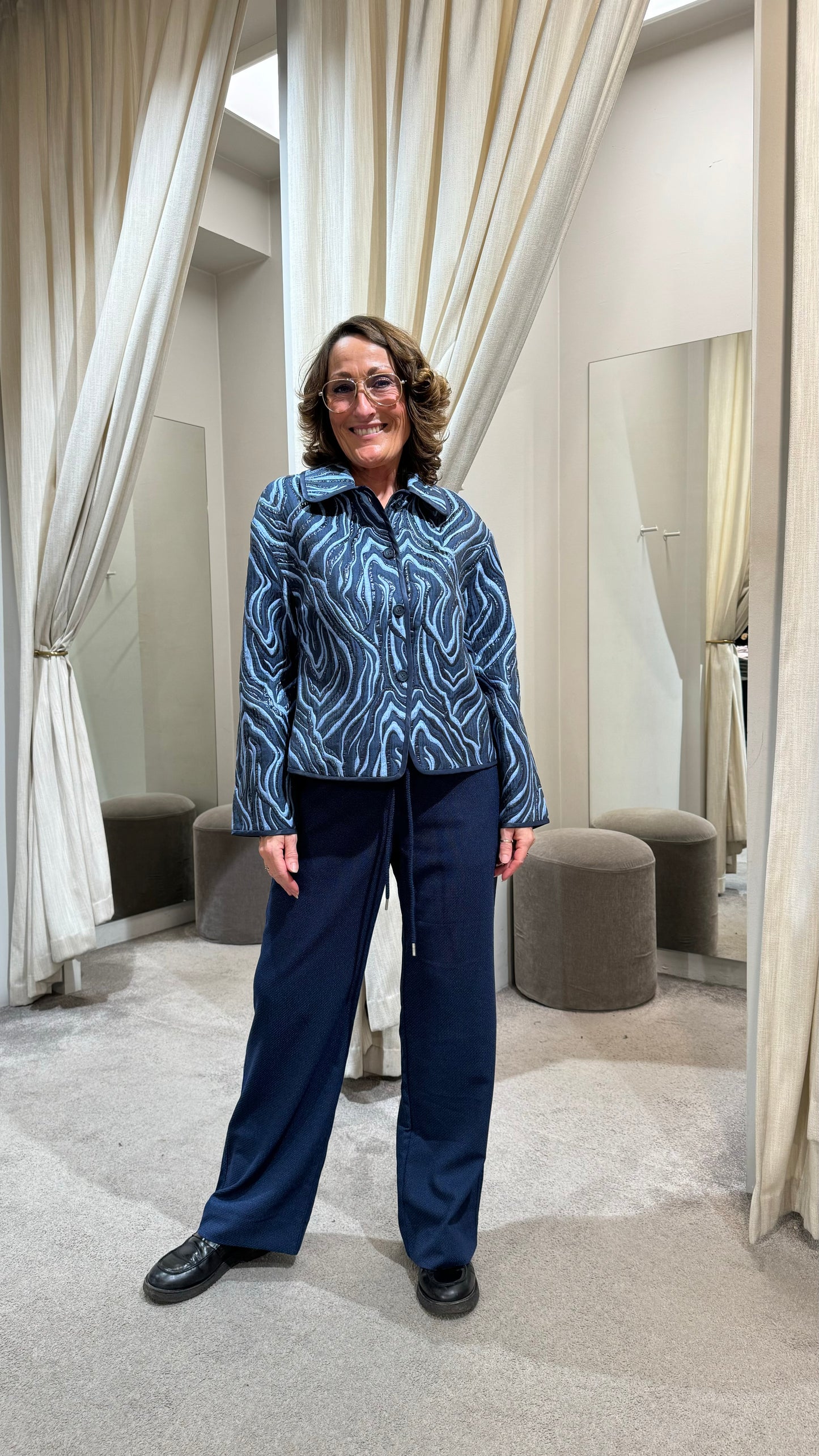 153466 | Gustav - Amada Blå mønstret