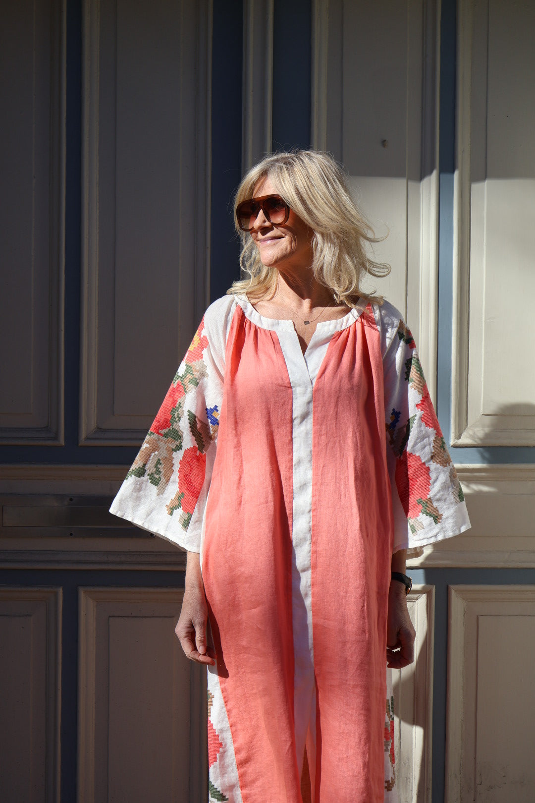 150994 | Greek Archaic Kori - Rose L/S Koral