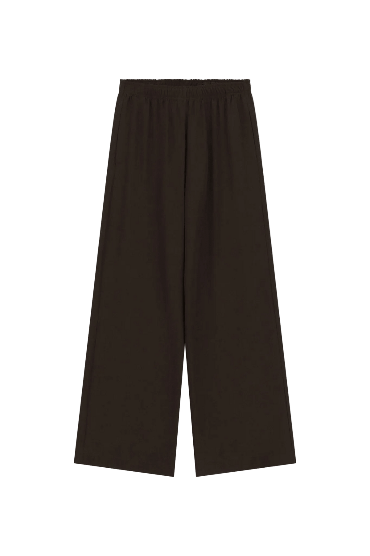 Imperial 155829 PVZ0 Kaffe – sort culotte med brede ben og elastisk talje, vist på en ensfarvet hvid baggrund.