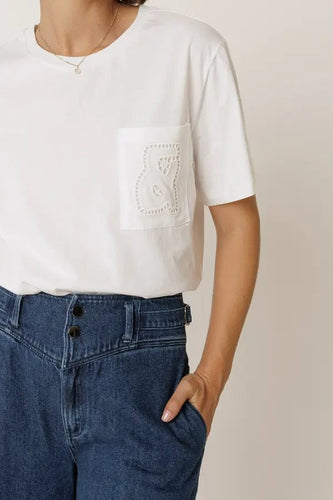 154062 | INDI & COLD - Camiseta Knækket hvid