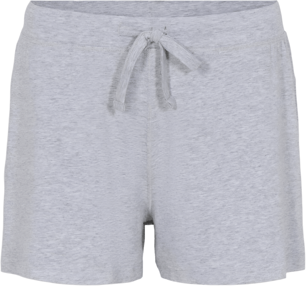 JBS of Denmark Bamboo Blend Grå shorts: elastisk linning, snøre – perfekt og behageligt hjemmetøj.