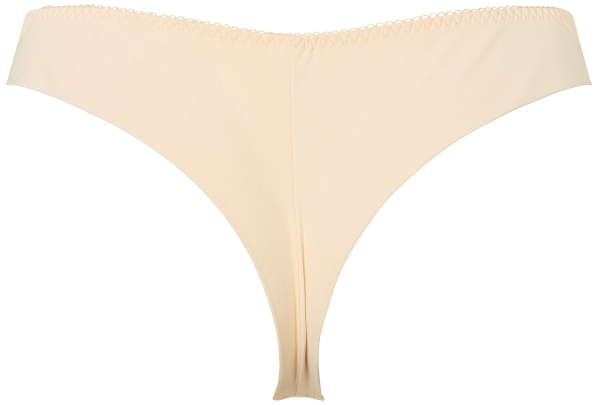 Missya Emily Butter Yellow Pudder-string, lagt fladt ud, så man kan se forsiden og linningen.