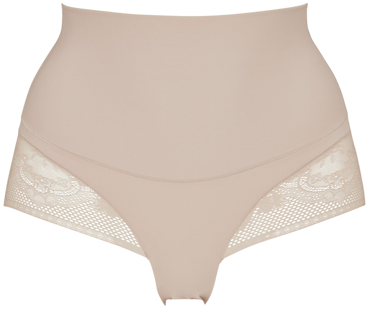 Missya Seamless Light Shape 3-pak Bordeaux: formende trusser med høj talje, blonder i siderne og en sømløs front.