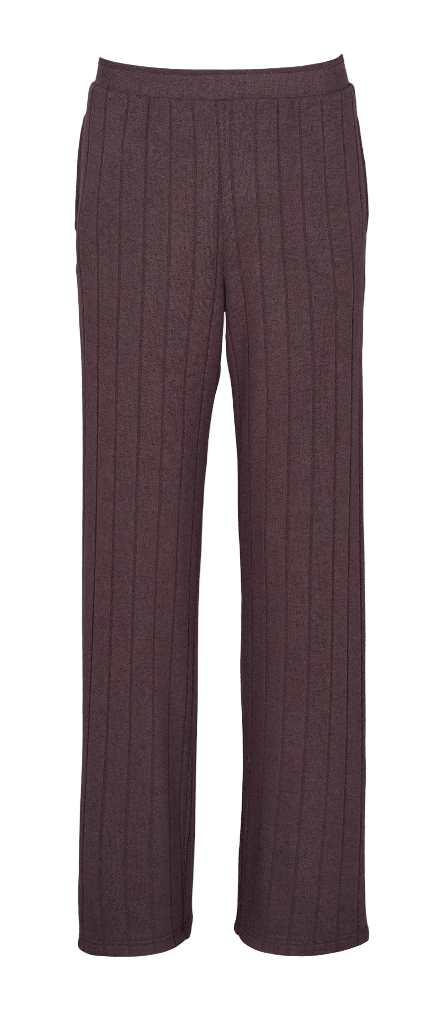 155974 | Missya - Cozy wide pants Mørkebrun