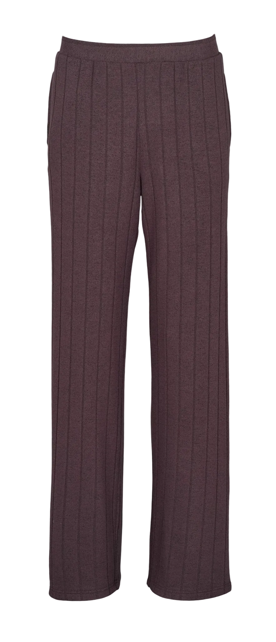 155974 | Missya - Cozy wide pants Mørkebrun
