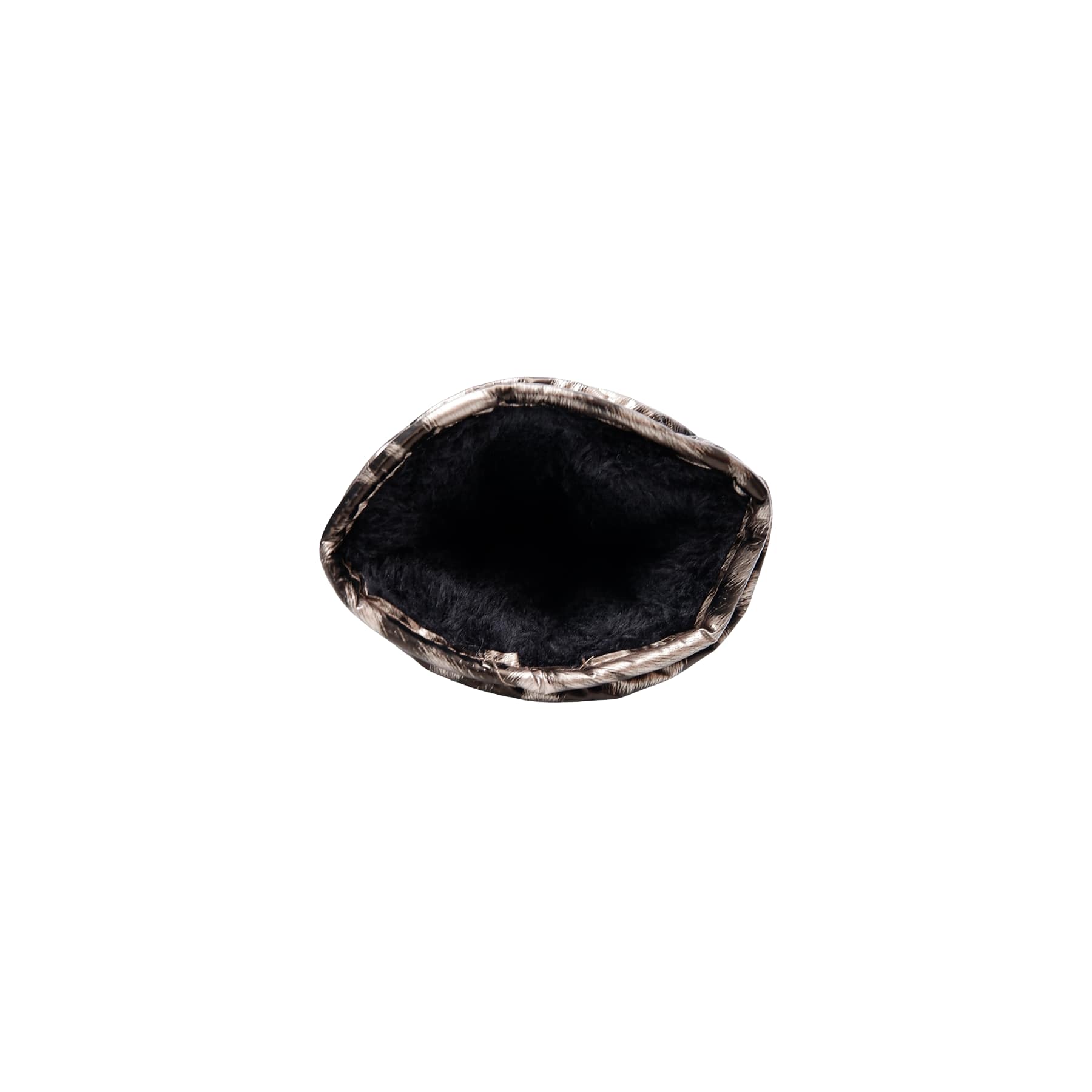 Indersiden af Black Colour leopard luffe